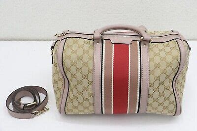 gucci 247205 525040|247205 Boston Bag Web Leather .